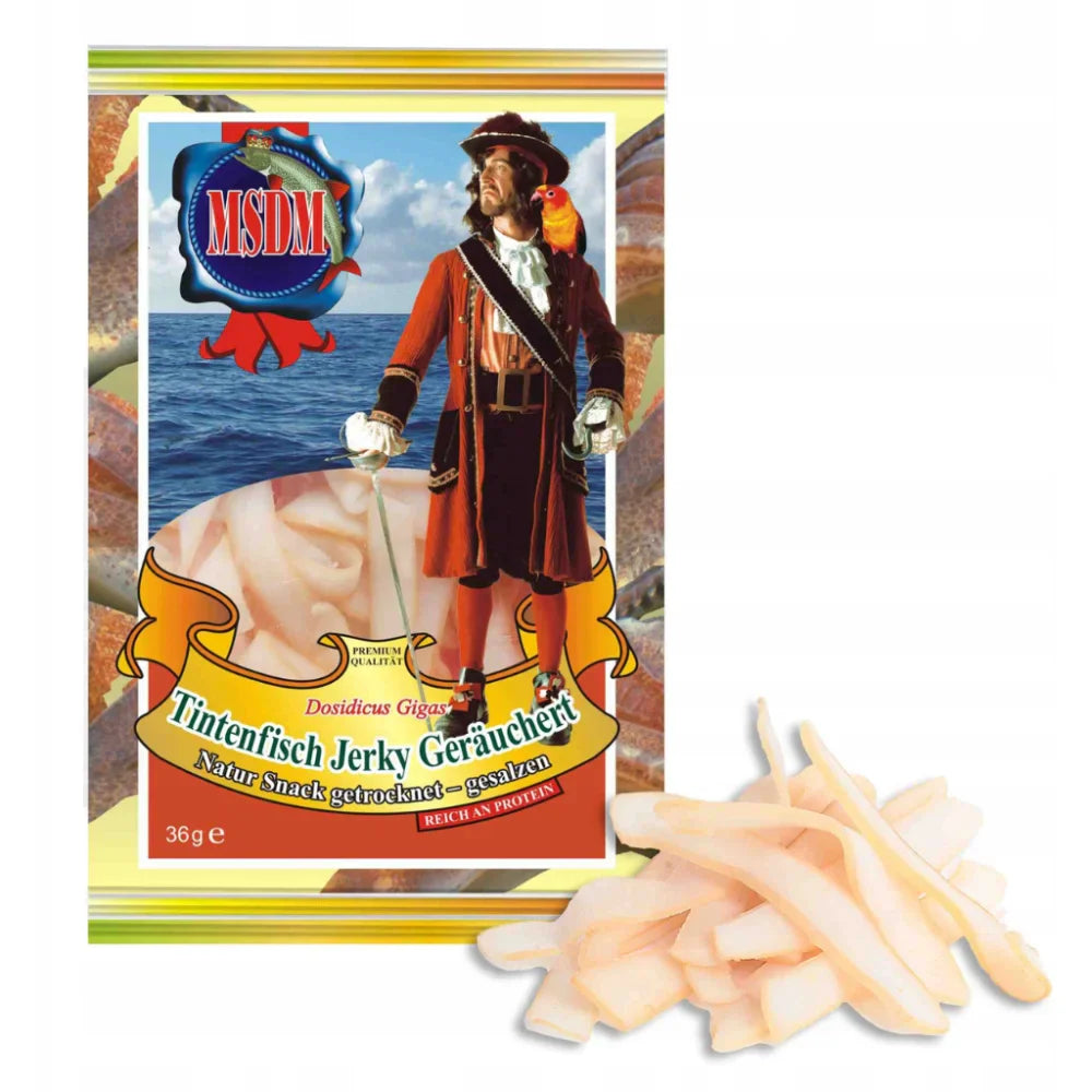 MSDM Dried Salted Squid Rings Fish Snack 36g