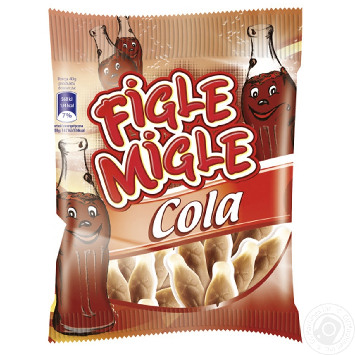 FIGLE MIGLE Cola Flavor Gummi Candies 80g