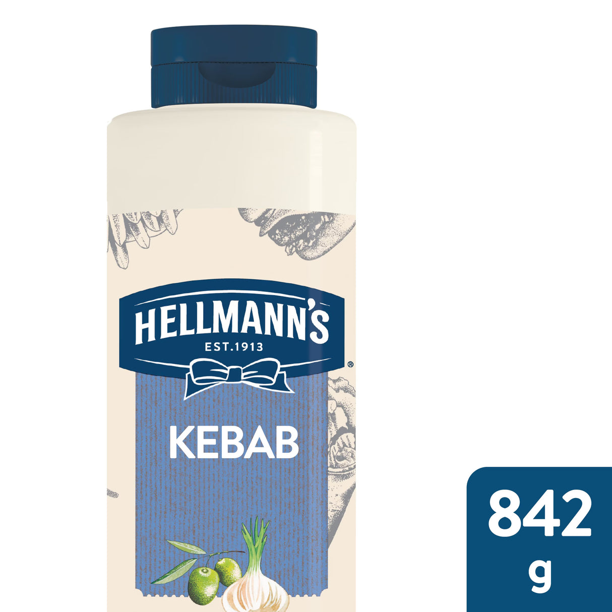 HELLMANNS KEBABR Sauce 842g