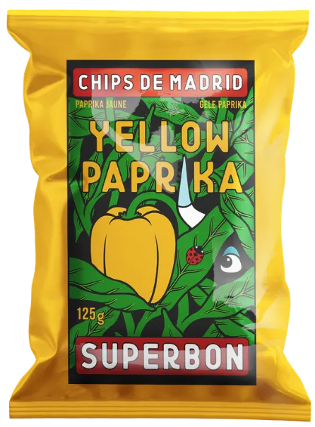 SUPERBON YELLOW PAPRIKA Flavor Potato Chips 125g