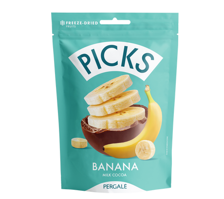 PERGALE PICKS Freeze-Dried Fruits Dragee Candy Bundle 3 x 90g