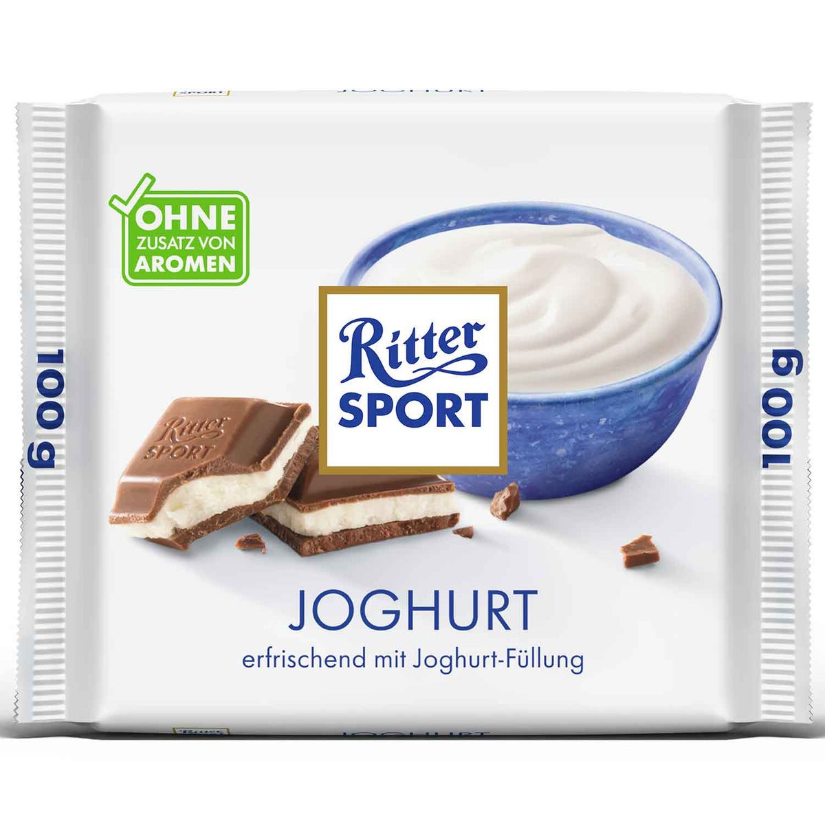 RITTER SPORT JOGHURT Flavor Milk Chocolate Bars 4 x 100g