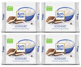 RITTER SPORT JOGHURT Flavor Milk Chocolate Bars 4 x 100g