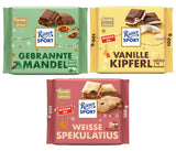 RITTER SPORT Chocolate Bars Festive Bundle 3 x 100g