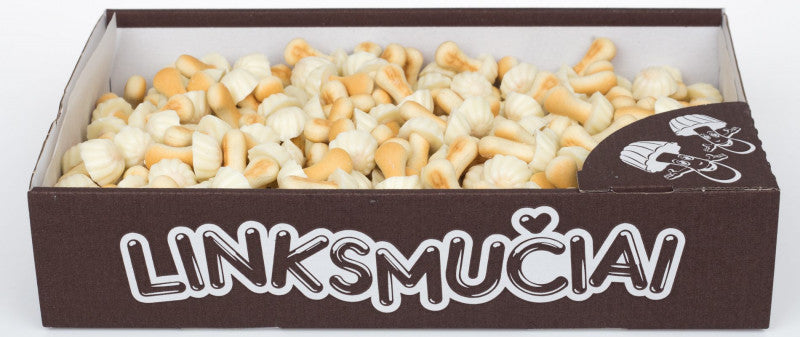 FUNNY MUSHROOMS White Chocolate Flavor Cookies 1kg