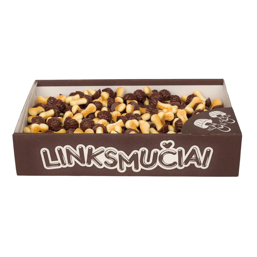 FUNNY MUSHROOMS Milk Chocolate Flavor Cookies 1kg