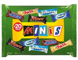 MARS MIXED MINIS 20 Assorted Chocolate Bars Bag Mini Chocolate Candies 400g