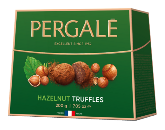 PERGALE HAZELNUT TRUFFLES Chocolate Candies Box 200g 7.05oz