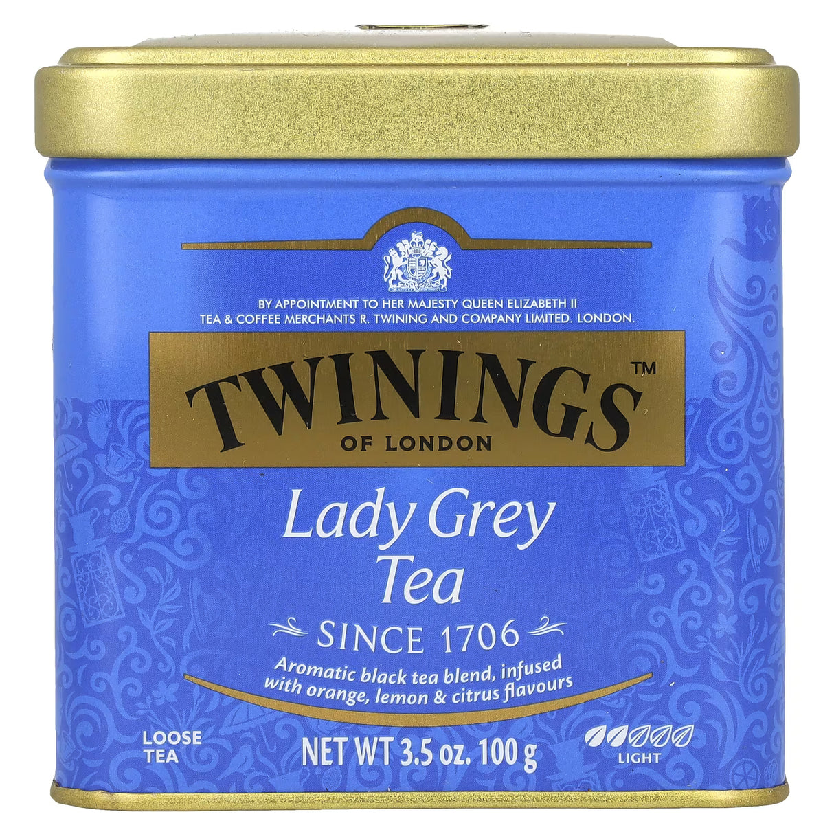 TWININGS LADY GREY Loose Tea Tin 100g