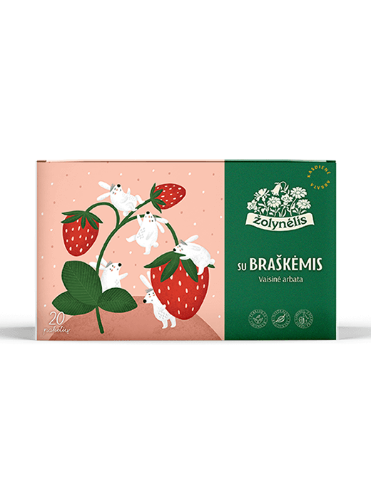 ŽOLYNĖLIS Natural Fruit Tea with Strawberries 40g