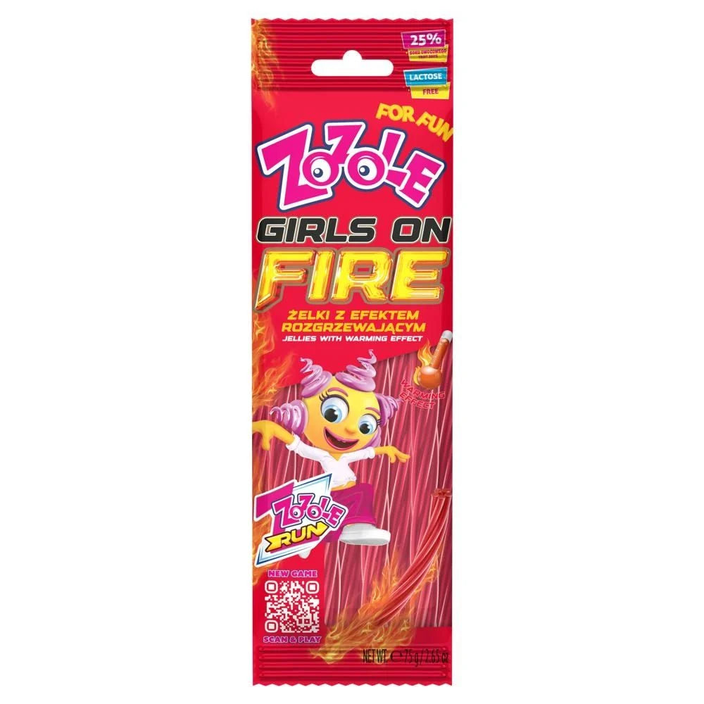 ZOZOLE GIRLS ON FIRE Gummi Candies with Warming Effect 75g